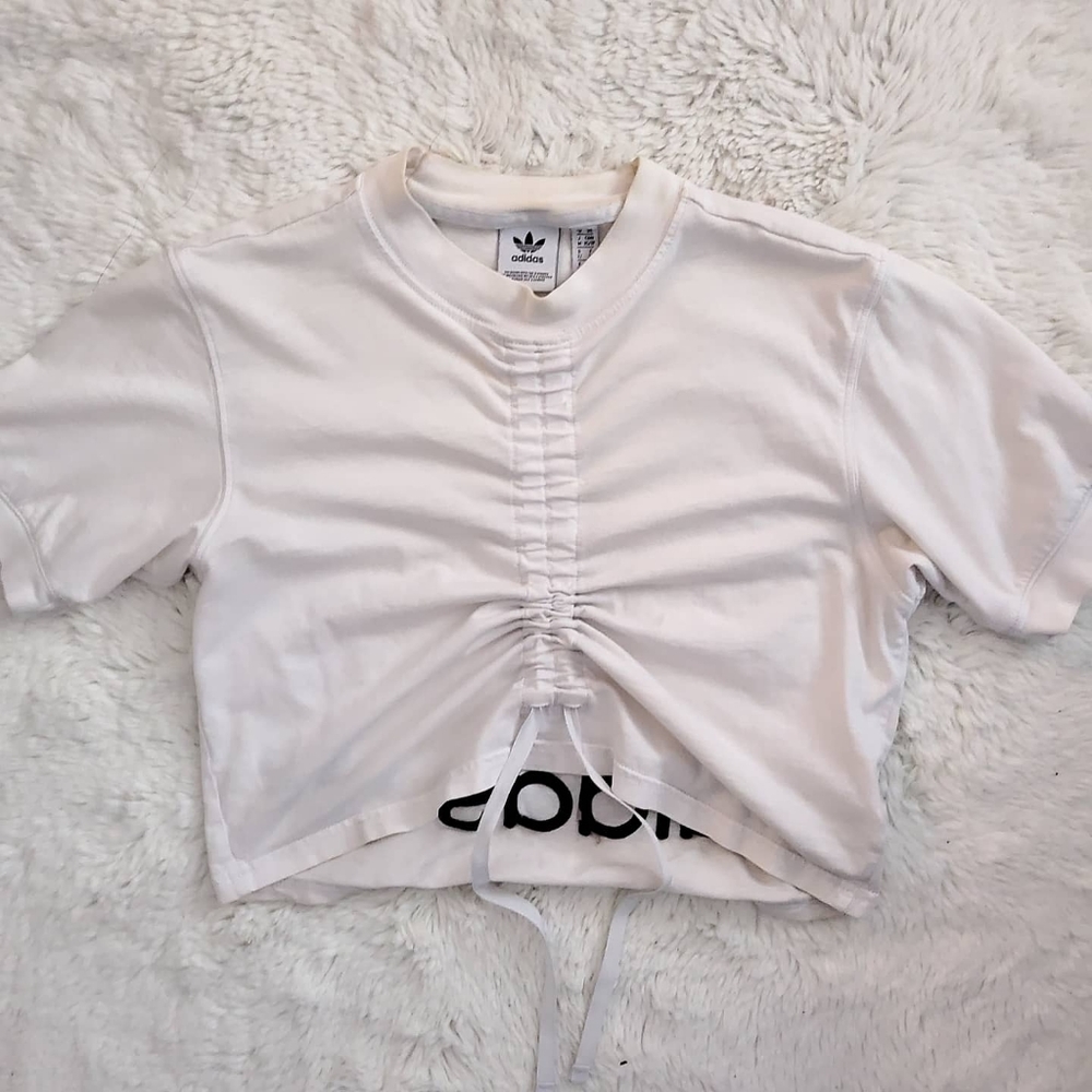 Adidas Ruched Crop Top